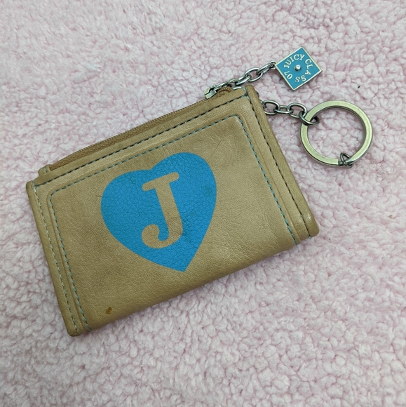 Vintage Juicy Couture Class Of Juicy 2007 Tan Brown Leather Wallet - Picture 3 of 9